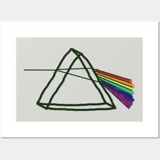 Prism hand drawn Posters and Art